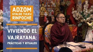 ADZOM GYALSE TULKU RINPOCHE: Viviendo el Vajrayana, prácticas y rituales