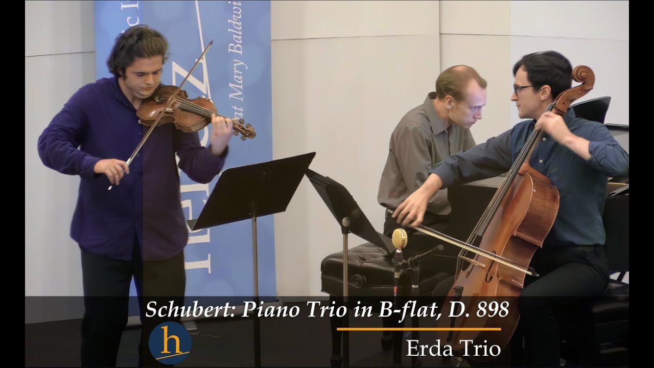 Schubert: Piano Trio No. 1 In B-flat Major, D. 898 | Erda Trio - YouTube