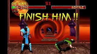 Mortal Kombat 2 (Arcade) Sub Zero Playthrough