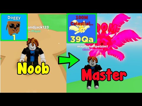 Went From Noob To Master In Clicker Simulator Roblox!