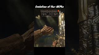 Evolution of the AK74u in Call of Duty Zombies | #shortsfeed #gaming #codzombies