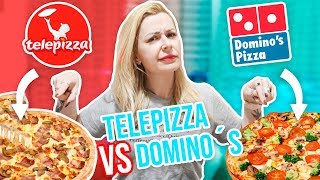 🍕TELEPIZZA vs DOMINO´S PIZZA  -  ¡A PRUEBA!  ¿CUÁL ES MEJOR? 🤔 Nohewi