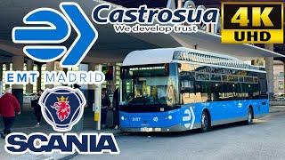 [EMT Express Bus Madrid: 203 Airport to Estación Madrid via Cibeles] Castrosúa NewCity Scania K280UB