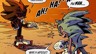 Shadow and Sonic Friendly Rivalry (Sonic Comic Dub)