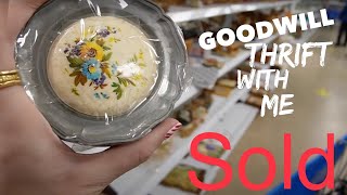 SOLD | GOODWILL Wheeled Out a NEW CART | Thrift With Me | Reselling