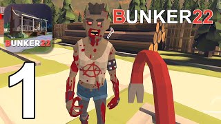 Bunker 22: Zombie Survival Games - Gameplay Walkthrough part 1- Tutorial (Android)