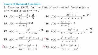 Section 2.6 Part E Exercises (20-44)