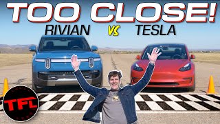 You Say Electric Cars & Trucks Are Boring. We Drag Race Them to Prove You WRONG!