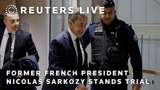 LIVE: Outside court where former French President Nicolas Sarkozy stands trial