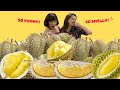 I threw a DURIAN PARTY for my mom's birthday!