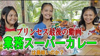 親戚が連れ去る前夜のプリンセス未公開映像、業務スーパーのカレーはどうしてこんなに美味しいの！？