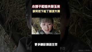 小姨子和姐夫在地里掰玉米，结果却突然下起了瓢泼大雨！#电影 #电影解说 #電影