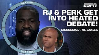 Richard Jefferson and Kendrick Perkins get into a HEATED Lakers debate 👀 | NBA Today