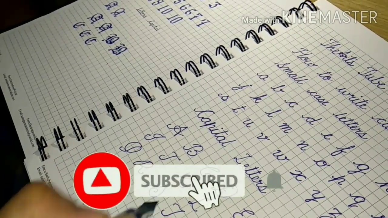 English Cursive Handwriting Skills For Beginner S пёџ пёџ Theartstube Do