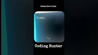 Day 06 V01 ll Python programming pattern Tutorial ll Coding Hunter ll #coding #correctcoding