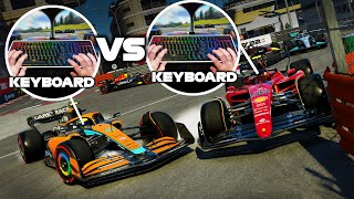 Racing A Full Grid Online Using a KEYBOARD in F1 22 Multiplayer!