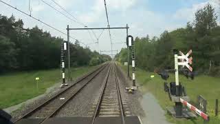 Train cab ride; Apeldoorn-Amersfoort Centraal (20240515)