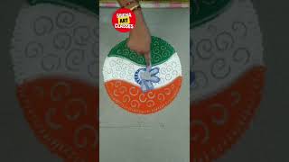 flag RANGOLI Sneha art classes #SARIKA #ART #shorts #short #shortvideo #shortsvideo #shortsfeed