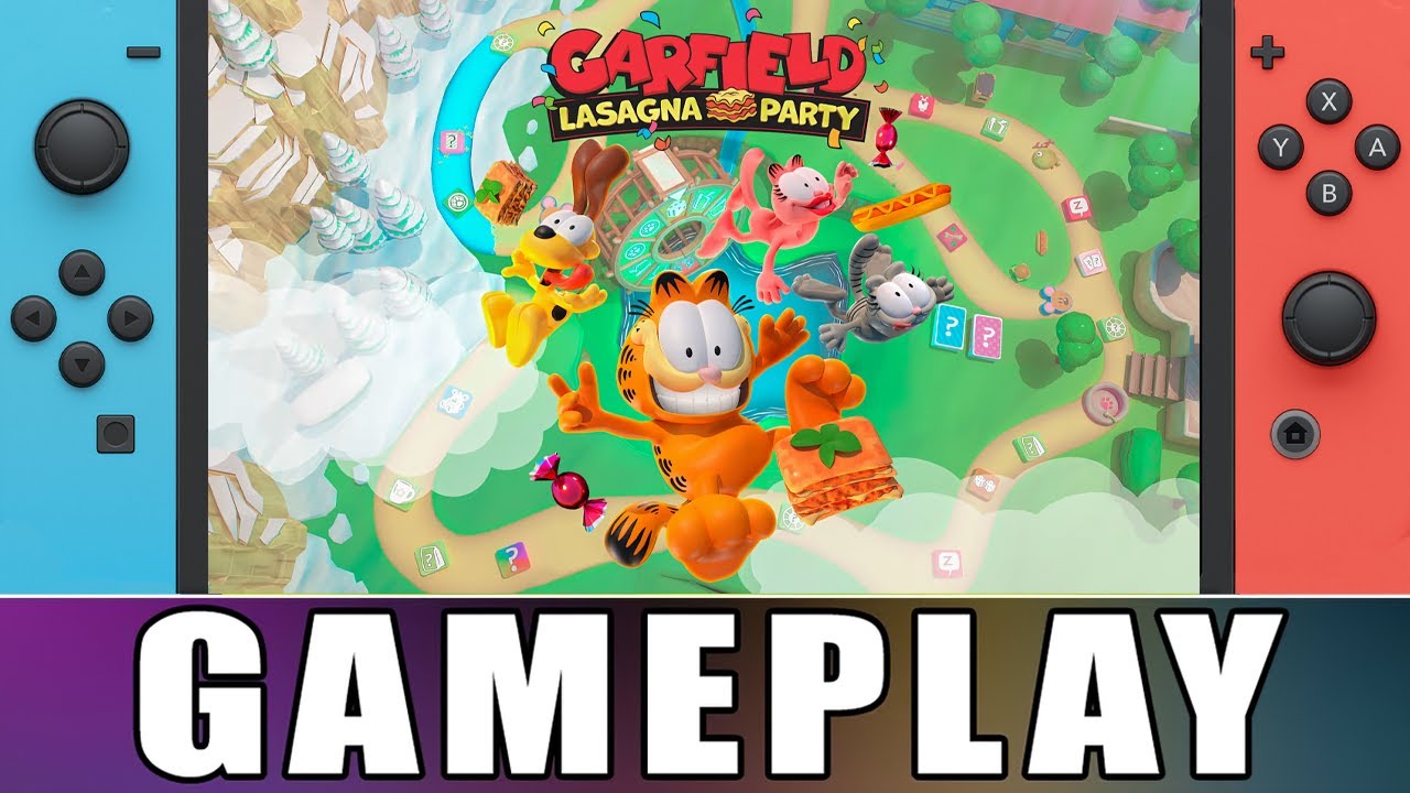 Garfield Lasagna Party - Nintendo Switch Gameplay - YouTube