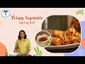 Crispy Vegetable Spring Roll | Vegetable  Roll Recipe || Dr Nithya's Kitchen