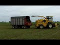 raking chopping and bagging hay