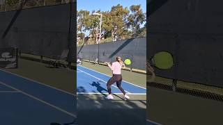 WTA Pro BLASTS me off the court! #tennis #shorts