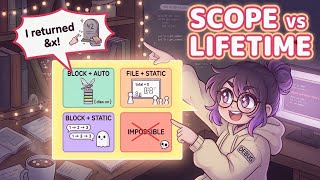 C Programming Decoded 27 Scope vs Lifetime Why a Name and Its Memory Are Two Different Things