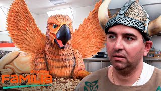 Enorme pastel medieval de ave gigante | Cake Boss | Discovery Familia