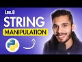 Master String Manipulation in Python | Python for Beginners | #lecture8