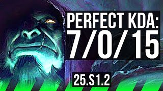 YORICK vs KHA'ZIX (JGL) | 7/0/15, Godlike, Rank 14 Yorick | NA Master | 25.S1.2