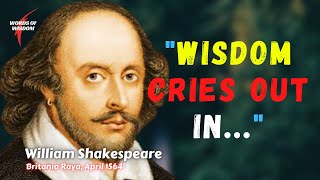William Shakespeare inspirational quotes - Words of Wisdom