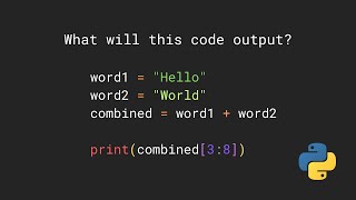Do you know how to slice strings in Python? - Python Pop Quiz!