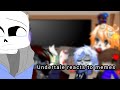 Undertale reacts to memes||gacha club||