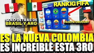 PRENSA INTERNACIONAL SORPRENDIDA POR EL NUEVO PUESTO DE COLOMBIA EN EL NUEVO RANKIN FIFA