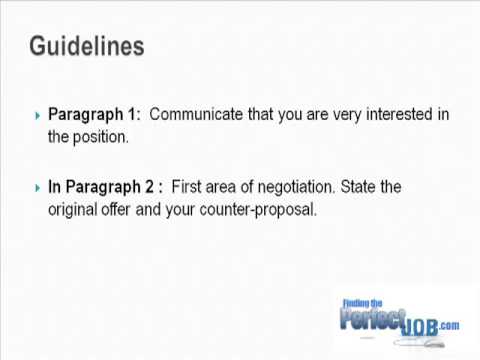 Tips to Successful Salary Negotiation Letter Tips to Successful Salary Negotiation Letter