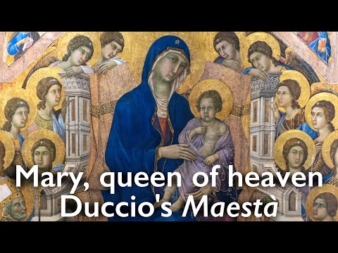 What does the maesta depict?