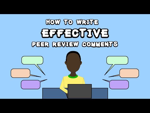 How can you make an effective peer review?