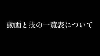 動画とリンクした当会の合気道技一覧表(うたづ合気道倶楽部希の会）