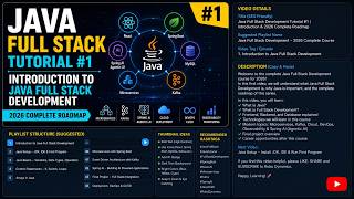 Java Full Stack Development Tutorial #1 | Introduction & 2026 Roadmap for Beginners