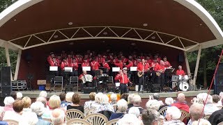 Gezelligheid op Shantykoren Festival in het Beeklustpark