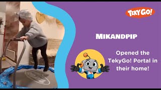 Mik and Pip Opened The TekyGo! Portal!