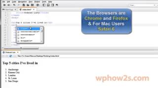 HTML5 Basics - #14 Ordered Lists