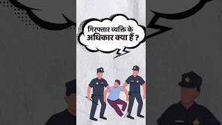 गिरफ्तार व्यक्ति के अधिकार क्या हैं? #crpc #trending #law #ytshorts #righttoperson #viral