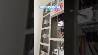 3 Phase Panel Box  Connection 🪛All type electric Waring Contact : 9348000911  ✅ #shorts #vlog