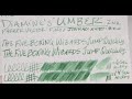 Ink Review: Diamine Umber Green Ink