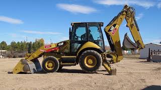 Cat Loader Backhoe Start-Up Procedures By Operator Burrell