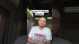 Avrupa tır şoförü maaşları