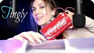 ASMR Scratching & Tapping 9 Tingly Textures 💎 1.5 Hour Sounds & Whispers For Tingles & Sleep 😴