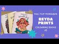 Reyda Prints Coloring Books Flip-Throughs - Adult Colouring