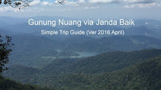 Gunung Nuang via Janda Baik (solo santai)